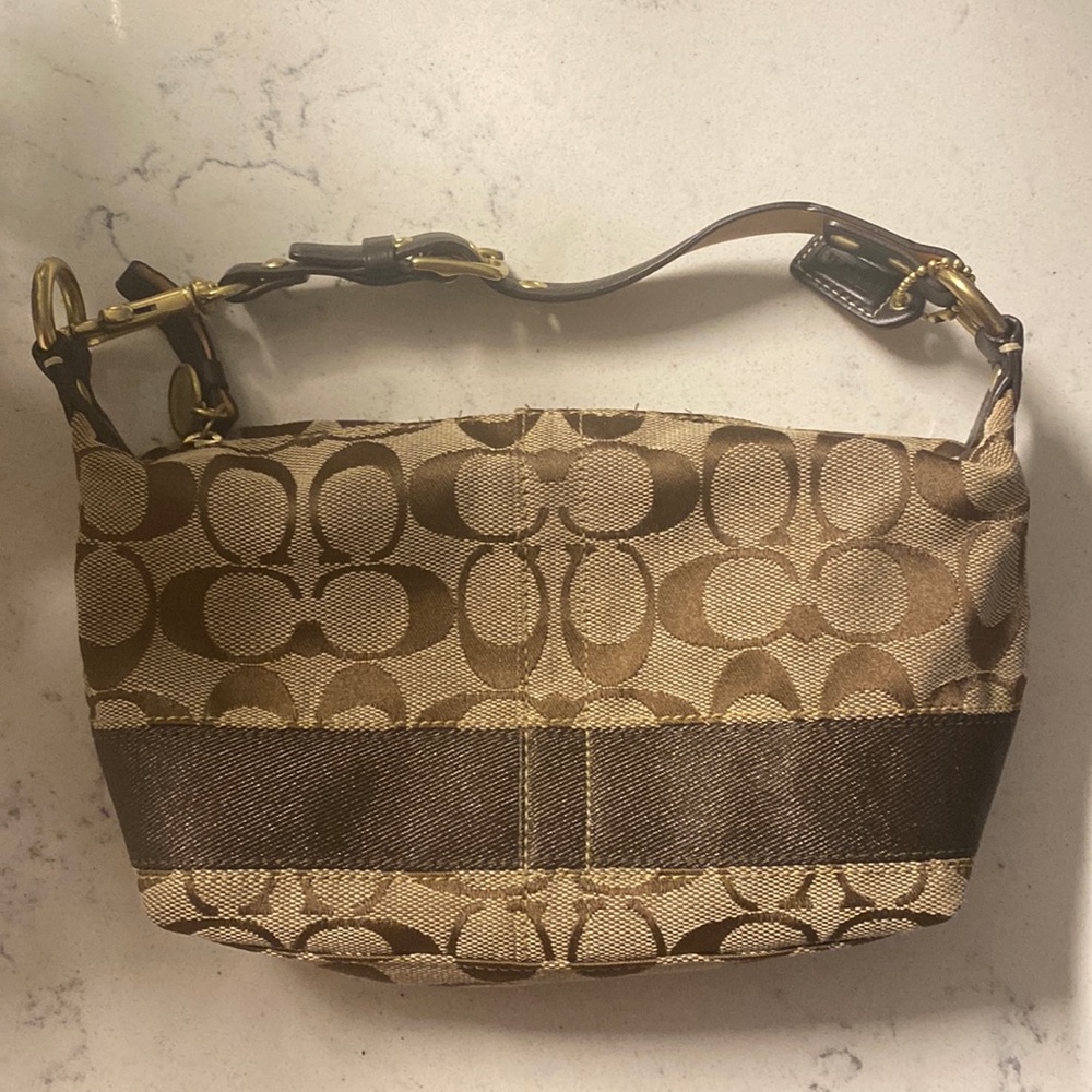 Mini coach purse with matching no wallet insert